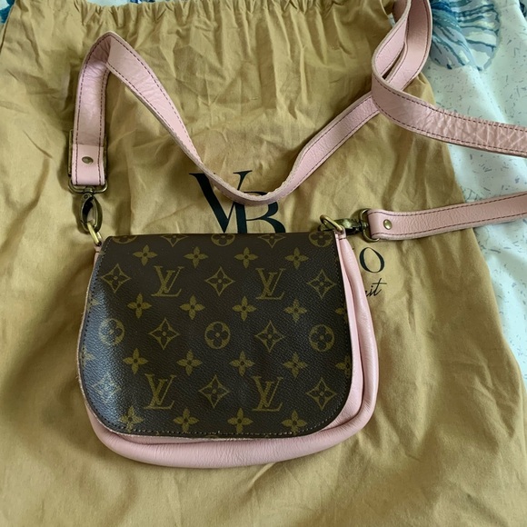 Louis Vuitton Vintage Boho Crossbody Upcycled from Authentic pieces - Picture 2 of 6